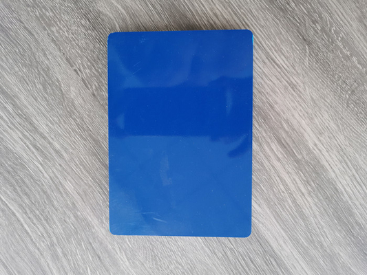 tablero de la espuma del PVC 4x8 de 15m m, tablero brillante azul de la espuma T19001